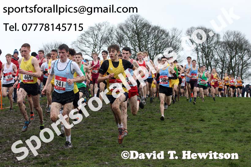 Intermediate boys 2019 New Balance English Schools Cross Country Champs, Temple Newsam, Leeds. Photo:  David T. Hewitson/Sports for All Pics